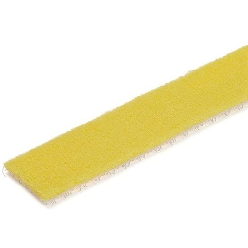 StarTech.com 50ft. Hook and Loop Roll - Yellow - Cable Management (HKLP50YW) - 5