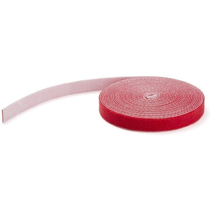 StarTech.com 50ft. Hook and Loop Roll - Red - Cable Management (HKLP50RD) - 50ft