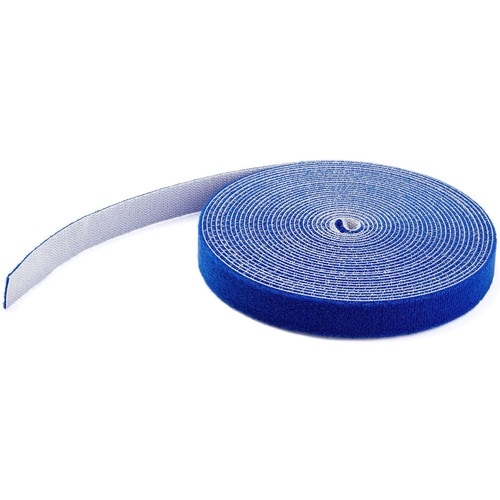 StarTech.com 25ft. Hook and Loop Roll - Blue - Cable Management (HKLP25BL) - 25f