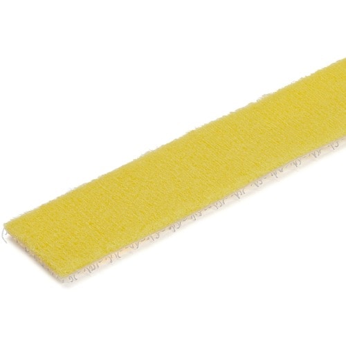 StarTech.com 25ft. Hook and Loop Roll - Yellow - Cable Management (HKLP25YW) - 2