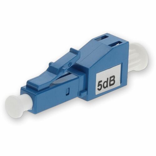 AddOn 5dB Fixed LC Male to LC Female OS1 SMF Simplex Fiber Attenuator - 1 x LC N