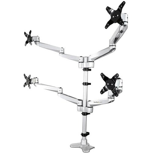 Desk Mount Quad Monitor Arm