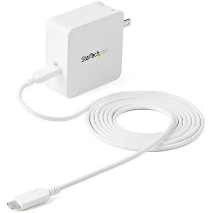 Cargador de pared USB C StarTech.com - 60 W PD, cable de 1 m