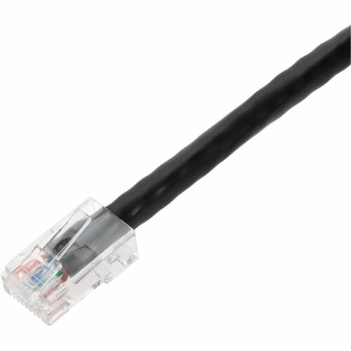 AddOn 6ft Black CAT 5E PVC Ethernet Cable Non-Booted RJ-45 M/M - 6 ft (1.83 m) C