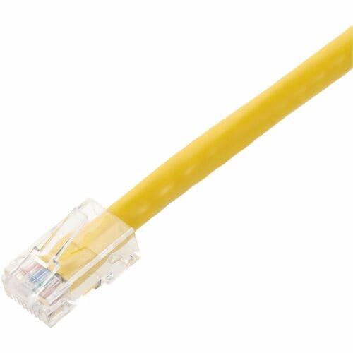 AddOn 4ft Yellow CAT 5E PVC Ethernet Cable Non-Booted RJ-45 M/M - 4 ft (1.22 m)