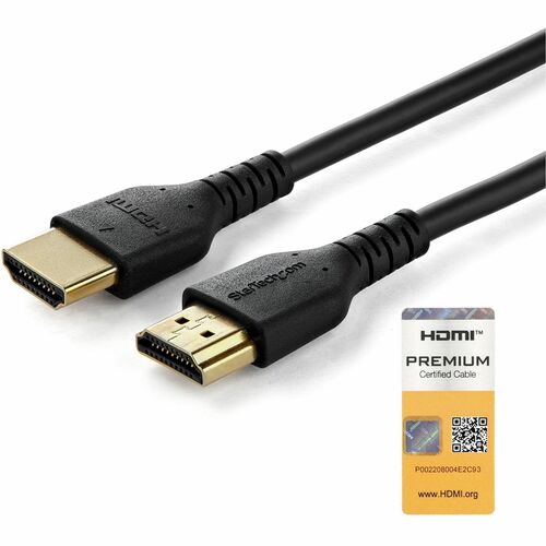 StarTech.com 2m Premium Certified HDMI 2.0 Cable with Ethernet