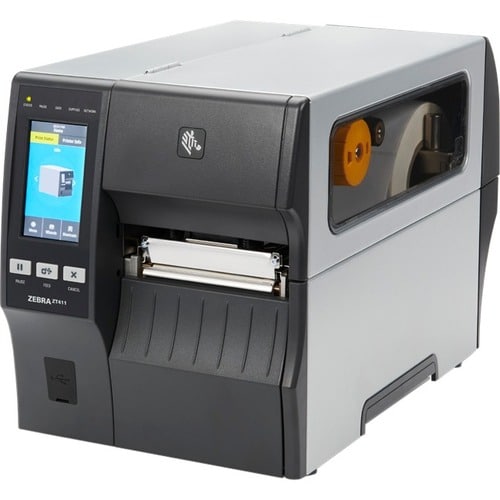 Imprimante à transfert thermique industrielle Zebra Zt411 - Monochrome - Impression d'étiquettes - USB