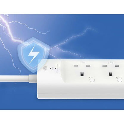 Tp Link Kasa Smart Wi-Fi Power Strip, 3-Outlets - 3 x AC Power, 2 x US