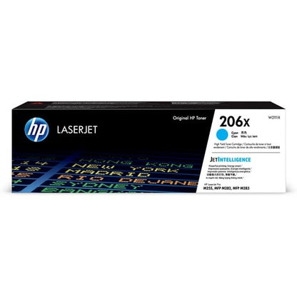 206X CYAN ORIGINAL LASERJET TONER CARTRIDGE