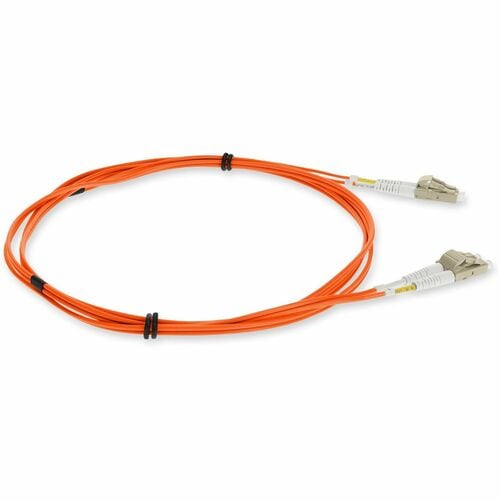 AddOn 3m LC (Male) to LC (Male) Orange OM4 Duplex Fiber OFNR (Riser-Rated) Patch