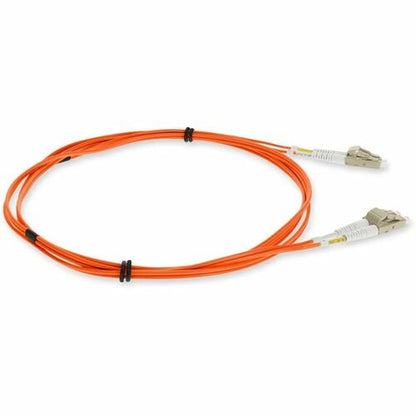 AddOn 3m LC (Male) to LC (Male) Orange OM4 Duplex Fiber OFNR (Riser-Rated) Patch