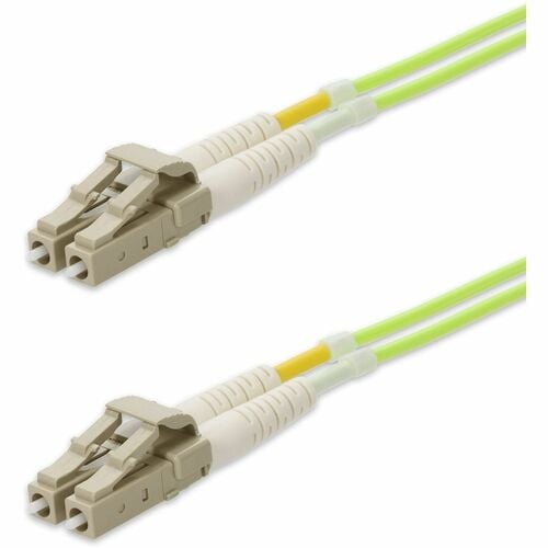 AddOn 15m LC to LC Lime Green OM5 Duplex OFNR (Riser