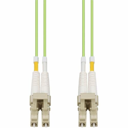 AddOn 15m LC to LC Lime Green OM5 Duplex OFNR (Riser
