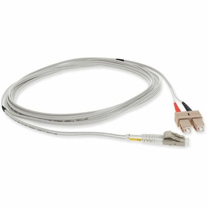 AddOn 4m LC (Male) to SC (Male) Gray OM1 Duplex Fiber OFNR (Riser