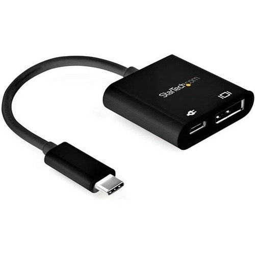 StarTech.com USB C to DisplayPort Adapter with 60W Power Delivery Pass