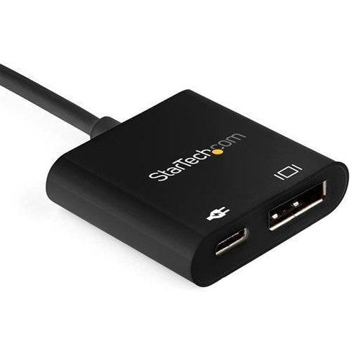 StarTech.com USB C to DisplayPort Adapter with 60W Power Delivery Pass