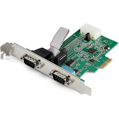 StarTech.com 2-port PCI Express RS232 Serial Adapter Card - PCIe to Dual Serial DB9 RS