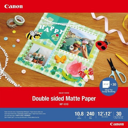 Canon Double Sided Matte Photo Paper 12x12 - 12" (304.80 mm)