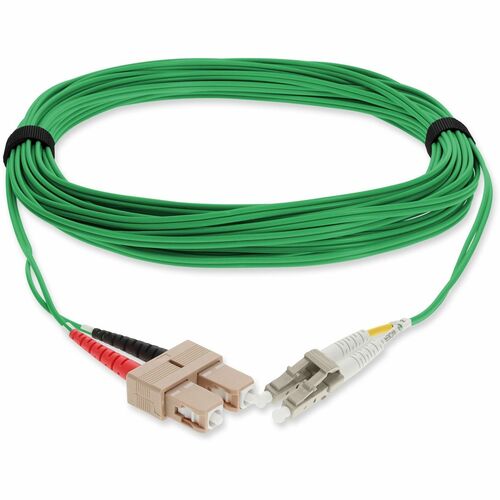 AddOn Fiber Optic Duplex Patch Network Cable - 6.6 ft Fiber Optic Network Cable