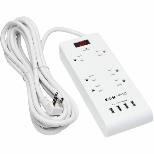 Tripp Lite by Eaton TLP64USBRA15 6-Outlet Surge Suppressor/Protector -