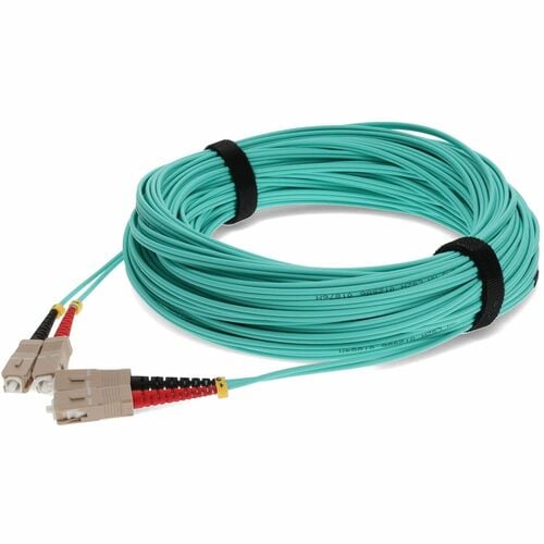 AddOn Fiber Optic Duplex Network Cable - 134.5 ft Fiber Optic Network Cable for