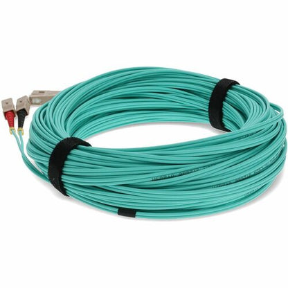 AddOn Fiber Optic Duplex Network Cable - 134.5 ft Fiber Optic Network Cable for