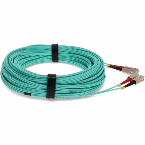 AddOn Fiber Optic Duplex Network Cable - 134.5 ft Fiber Optic Network Cable for