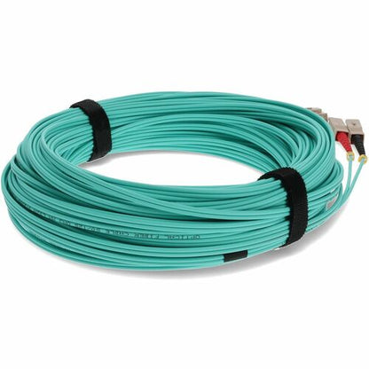 AddOn Fiber Optic Duplex Network Cable - 134.5 ft Fiber Optic Network Cable for