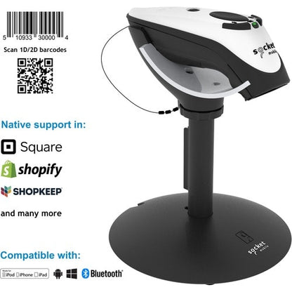 Escáner de código de barras y lector de pasaportes Socket Mobile DuraScan D760 Ultimate, versión 20