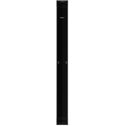 Panduit Dual Sided Manager - Vertical Cable Manager - Black - 45U Rack Height - Steel, Acr