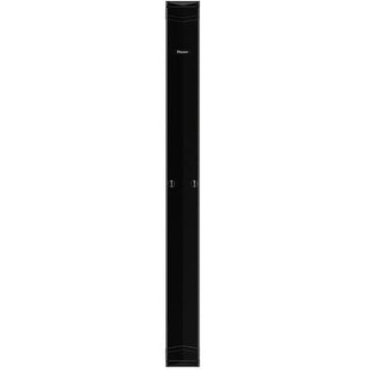 Panduit Dual Sided Manager - Vertical Cable Manager - Black - 45U Rack Height - Steel, Acr