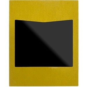Support en verre 2N - 126 mm (4,96 po) de longueur x 103 mm (4,06 po) de largeur - Noir