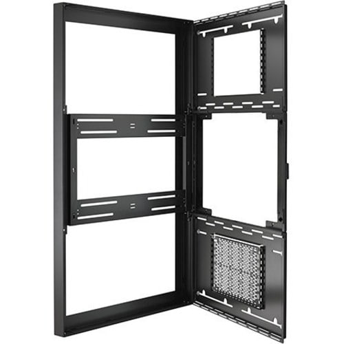 Chief Impact On-Wall Kiosk - Portrait 65" Black