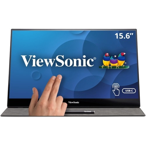 PANTALLA TCH PORTÁTIL DE 15,6 PULGADAS, 1080P, ALIMENTACIÓN BIDIRECCIONAL, USB TIPO C, SIN BORDES, CON ESTÁNDAR