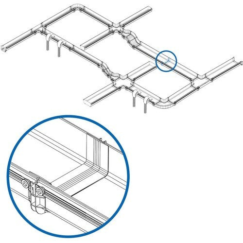 Tripp Lite by Eaton Toolless Coupler for Fiber Routing System