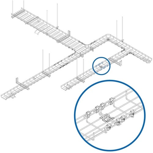 Tripp Lite by Eaton Strengthening Bar Kit for Wire Mesh Cable Trays