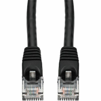AddOn 4ft Black CAT 6A PVC Ethernet Cable Snagless Bubble Boot RJ-45 M/M - 4 ft