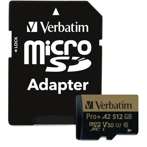CARTE MICROSDXC MULTI 4 MÉMOIRES PRO PLUS 666X 512 Go COMMANDER MULT DE 4