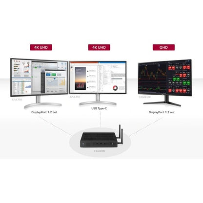 LG CL600W Thin Client Celeron J4105 Quad-core (4 Core) 1.50 GHz - 8 GB RAM DDR4 SDRAM
