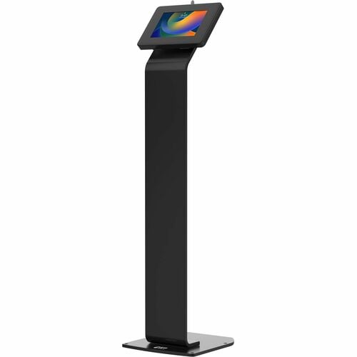 CTA Digital Premium Small Locking Floor Stand Kiosk (Black) - Up to 8\" Screen S