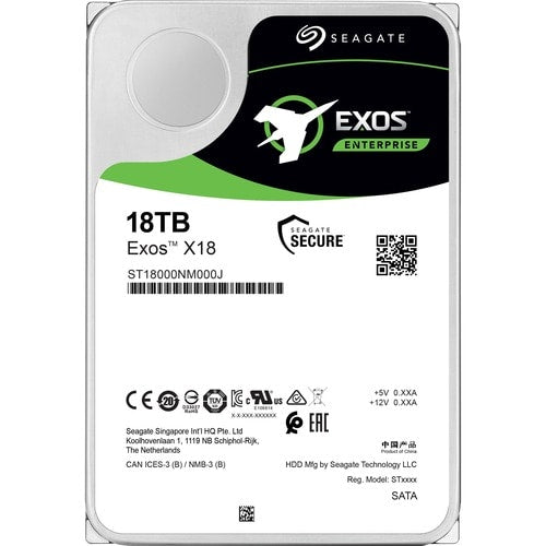 Disco duro Seagate Exos X18 ST18000NM000J de 18 TB - Interno - SATA (SAT)
