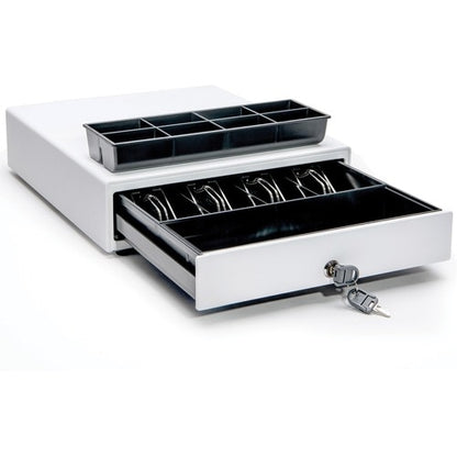 Star Micronics CD4-1416 Choice Cash Drawer, White, 14Wx16D, 4Bill-8Coin - Printe