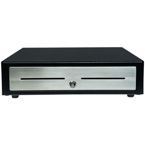 Star Micronics CD4-1416 Choice Cash Drawer, Black, 14Wx16D, Stainless Drawer Fro