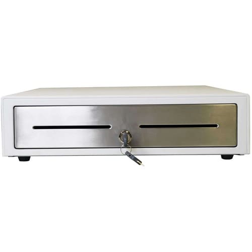 Star Micronics CD4-1616 Choice Cash Drawer, White, 16Wx16D, Stainless Drawer Fro