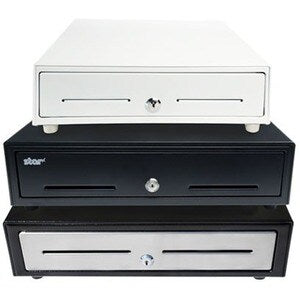 Star Micronics CD4-1616 Choice Cash Drawer, White, 16Wx16D, Stainless Drawer Fro
