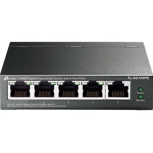 CONMUTADOR INTELIGENTE FÁCIL DE 5 PUERTOS GIGABIT