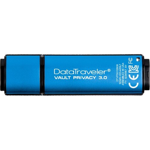 128 Go USB 3.0 DTVP30 256 bits AES chiffré FIPS 197
