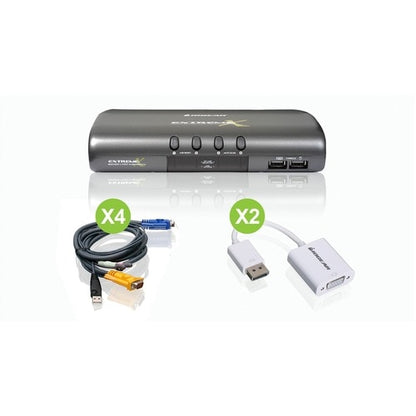 4PORT VGA  DISPLAYPORT KVMP KIT WITH AUDIO  OSD
