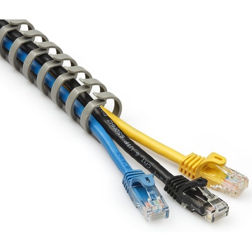 StarTech.com Cable Management Raceway Spine Vertebrae 3/4\"(20mm)W x 1/2\"(14mm)H, 20\"(0.