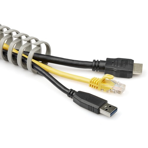 StarTech.com Cable Management Raceway Spine Vertebrae 1-1/8\"(29mm)W x 2\"(25mm)H, 20\"(0.
